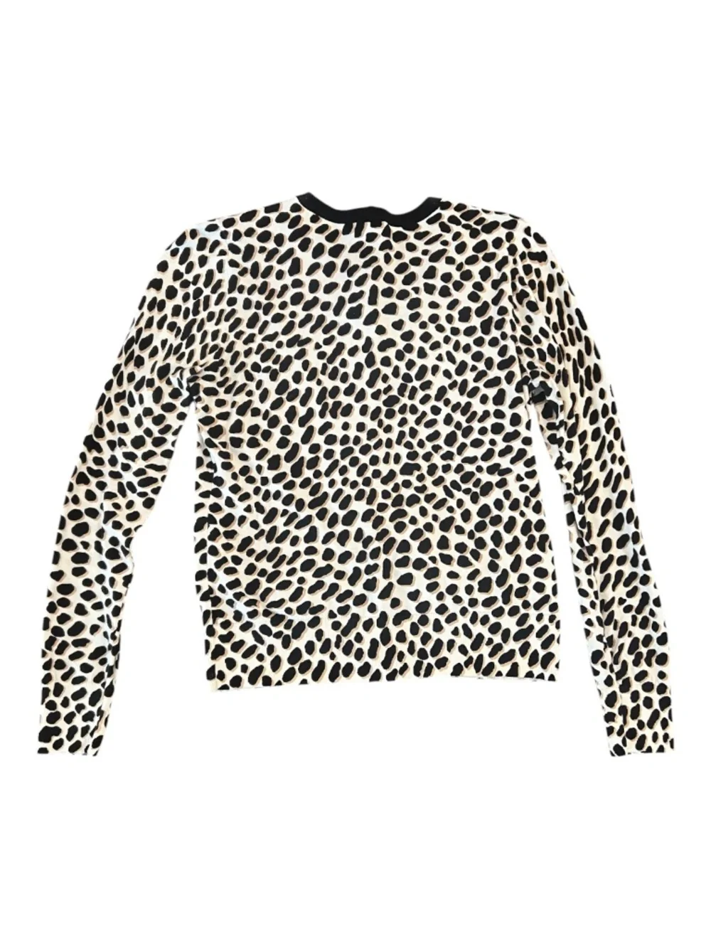 Ann Taylor Cardigan Sweater Leopard Print Button Front Size Medium - Picture 3 of 7
